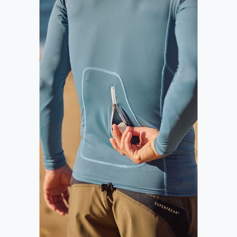 Herren Rashguard O'Neill Hyperfreak Skins Rash Guard Hooded blue fusion/blue fusion 9