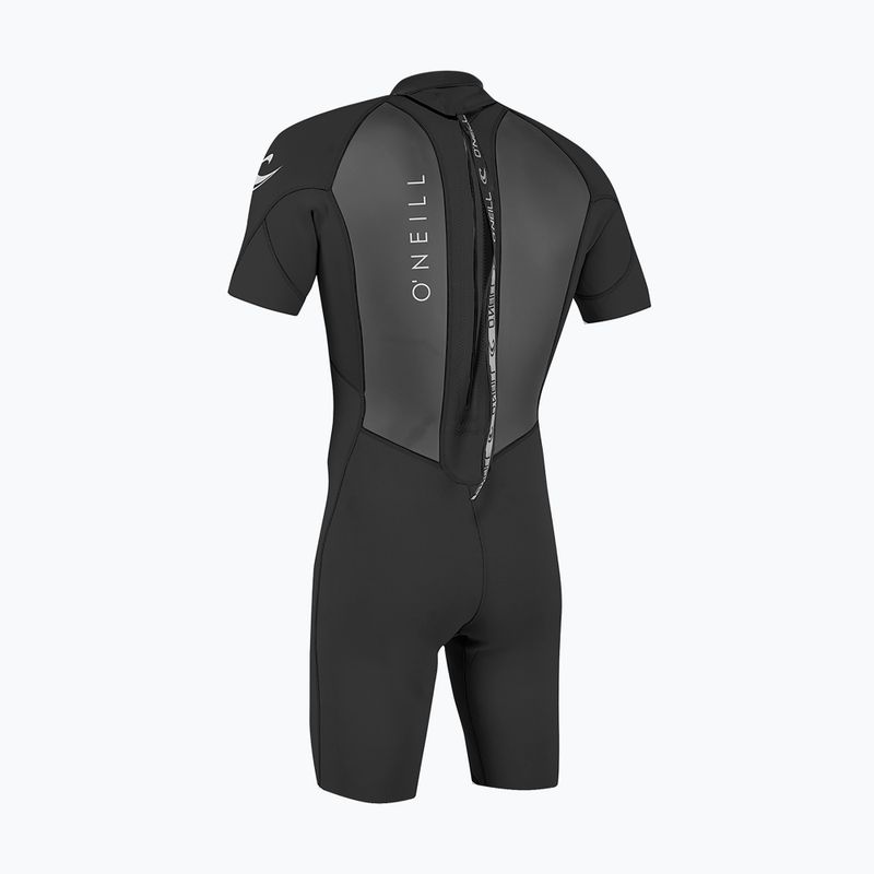 Herren Schwimm-Neoprenanzug O'Neill Reactor-2 2mm Back Zip SS Spring HJ5 black/black 2