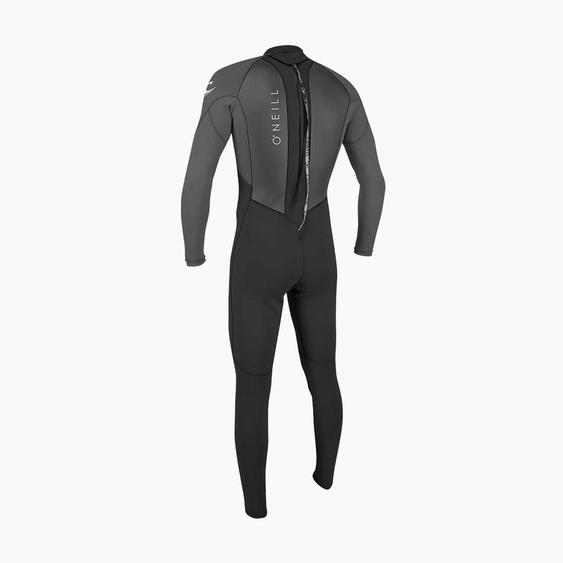 Herren Schwimm-Neoprenanzug O'Neill Reactor-2 3/2 mm Back Zip Full black/graphite 2