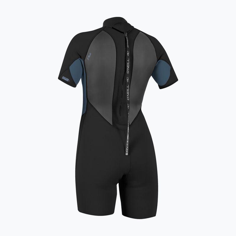 Damen Schwimm-Neoprenanzug O'Neill Reactor-2 2mm Back Zip SS Spring IS7 black/copen blue 2
