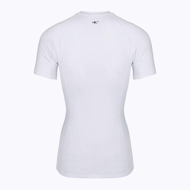 Damen-Badeoberteil O'Neill Basic Skins Rash Guard SS white 2