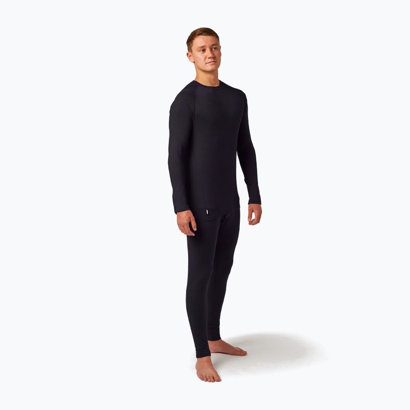 Thermoaktives Herren-Sweatshirt Surfanic Bodyfit Crewneck black 2
