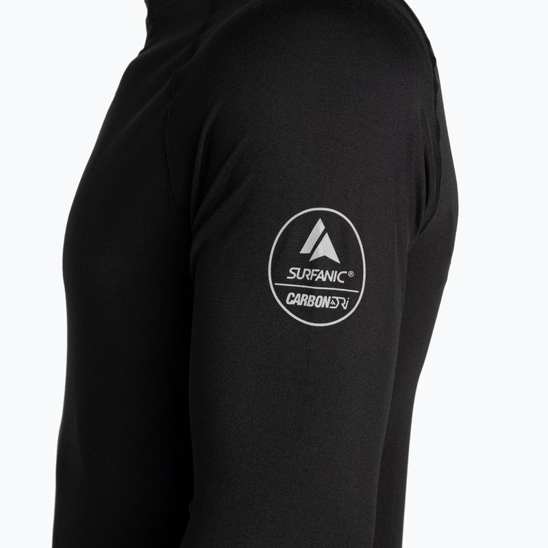 Thermoaktives Herren-Sweatshirt Surfanic Bodyfit Crewneck black 6