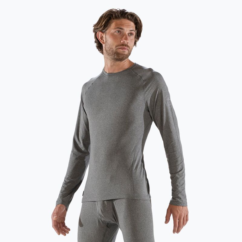 Herren-Thermoaktivshirt Surfanic Bodyfit Crewneck charcoal 4