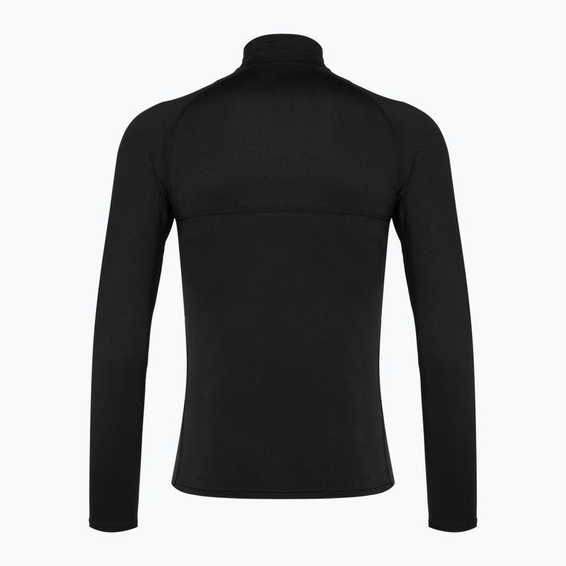 Herren Surfanic Bodyfit Zip Neck Thermo-Sweatshirt schwarz 5