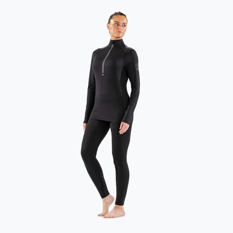 Damen Thermo-Longsleeve Surfanic Cozy Zip Neck black 2