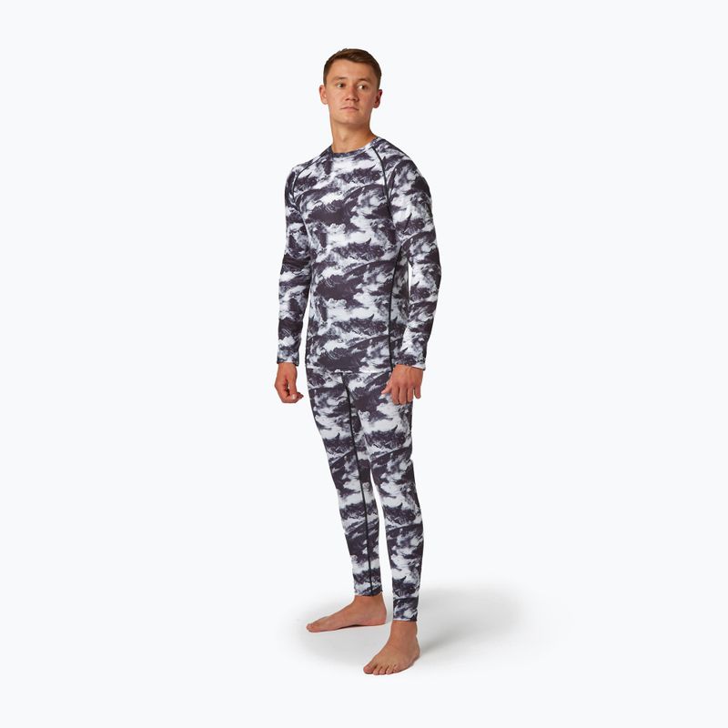Herren Surfanic Bodyfit Limited Edition Crew Neck Thermo-Longsleeve weißer Aufdruck 2
