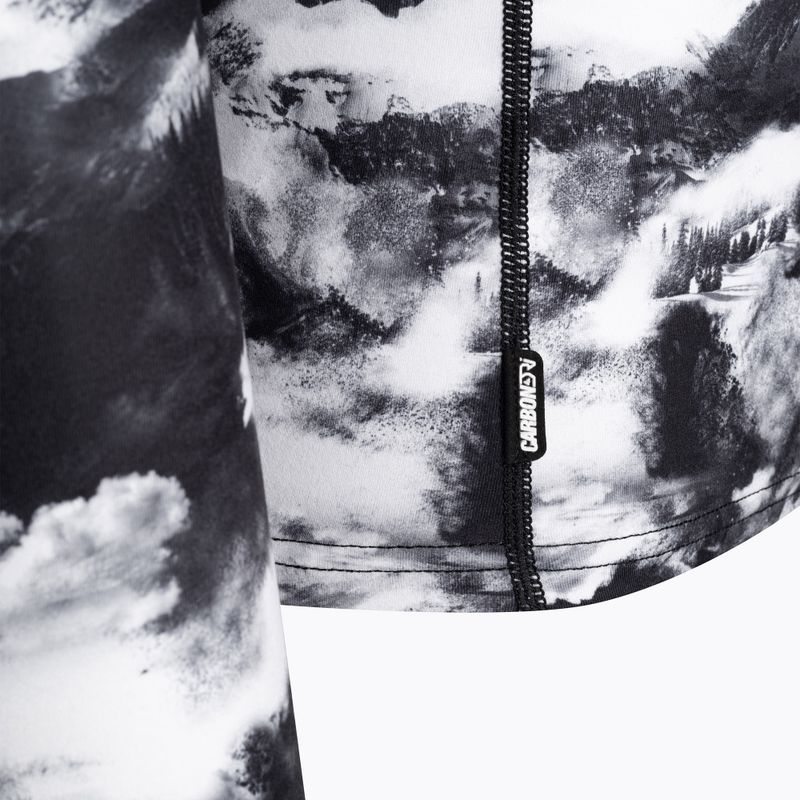 Herren Thermoaktivshirt Surfanic Bodyfit Limited Edition Crew Neck white out print 7