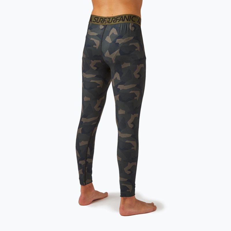 Herren Surfanic Bodyfit Limited Edition Long John Wald geo camo thermische Hose 2