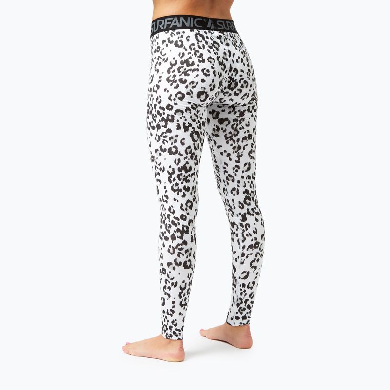 Damen Thermoaktivhose Surfanic Cozy Limited Edition Long John snow leopard 2