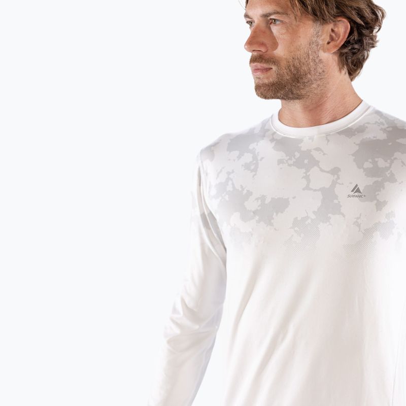 Thermoaktives Herren-Sweatshirt Surfanic Bodyfit CarbonDri Limited Edition Crew Neck optic white 6