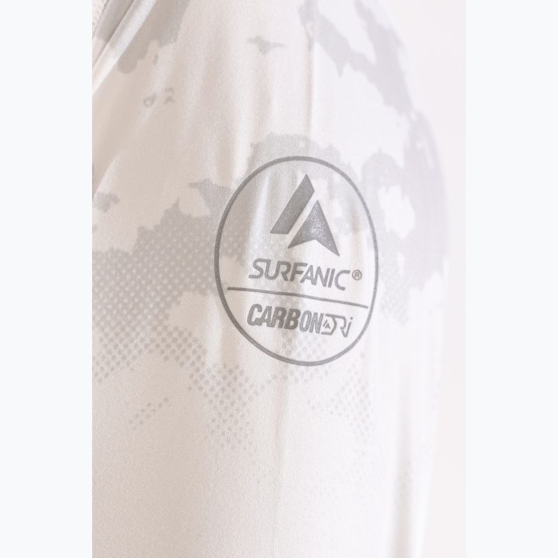 Thermoaktives Herren-Sweatshirt Surfanic Bodyfit CarbonDri Limited Edition Crew Neck optic white 8