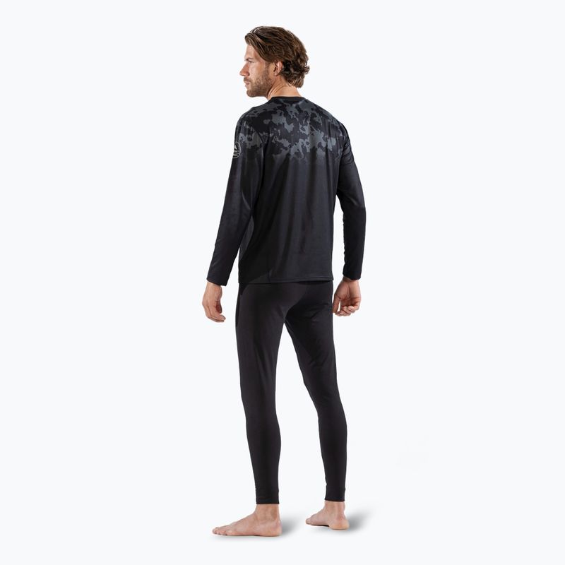 Thermo-Longsleeve Herren Surfanic Bodyfit CarbonDri Limited Edition Crew Neck black 6