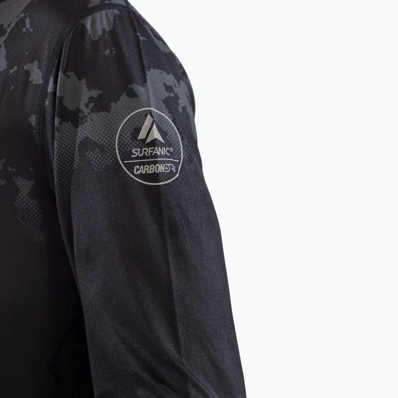 Thermo-Longsleeve Herren Surfanic Bodyfit CarbonDri Limited Edition Crew Neck black 9