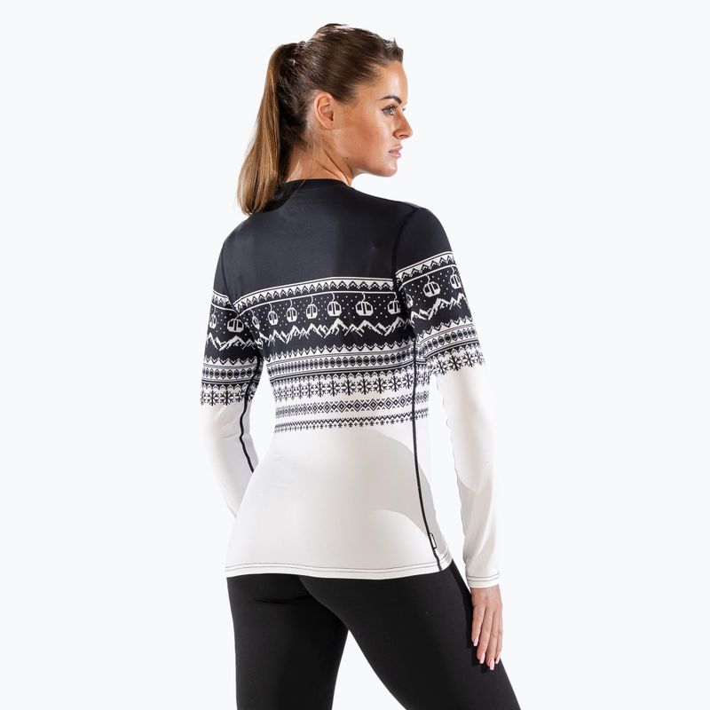 Damen-Thermoaktivshirt Surfanic Cozy CarbonDri Limited Edition Crew Neck schwarz 3