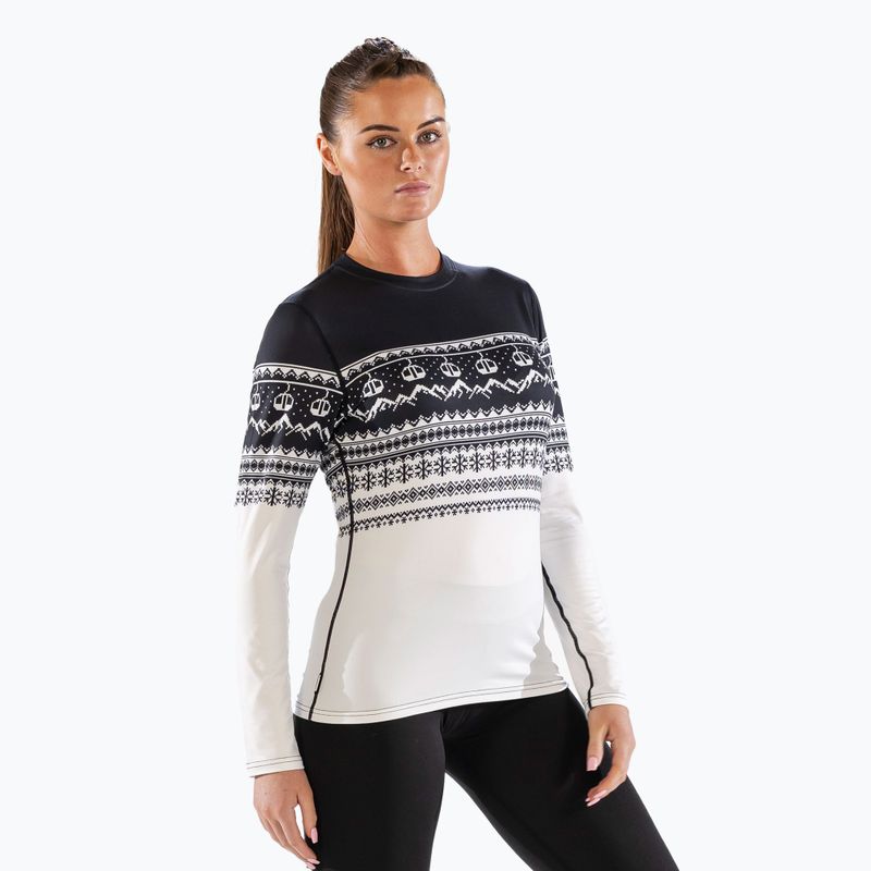 Damen-Thermoaktivshirt Surfanic Cozy CarbonDri Limited Edition Crew Neck schwarz 5