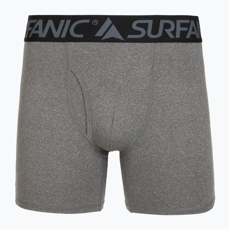 Herren Thermo-Boxershorts Surfanic Carbondri 3 Paar Black/Grey/Khaki 2