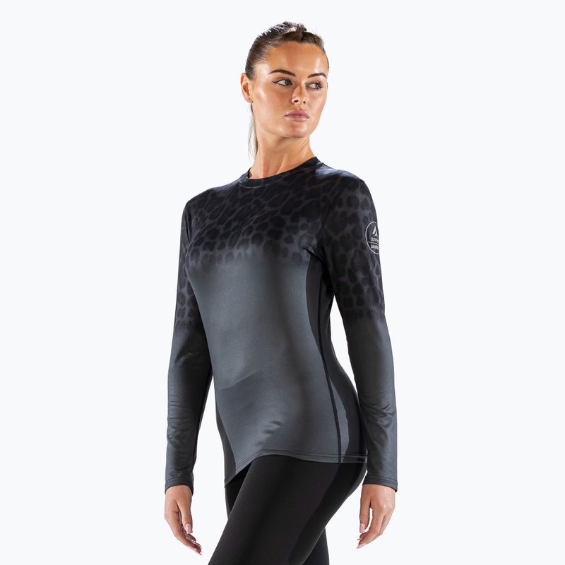 Damen-Thermoaktivshirt Surfanic Cozy CarbonDri Limited Edition Crew Neck jet black