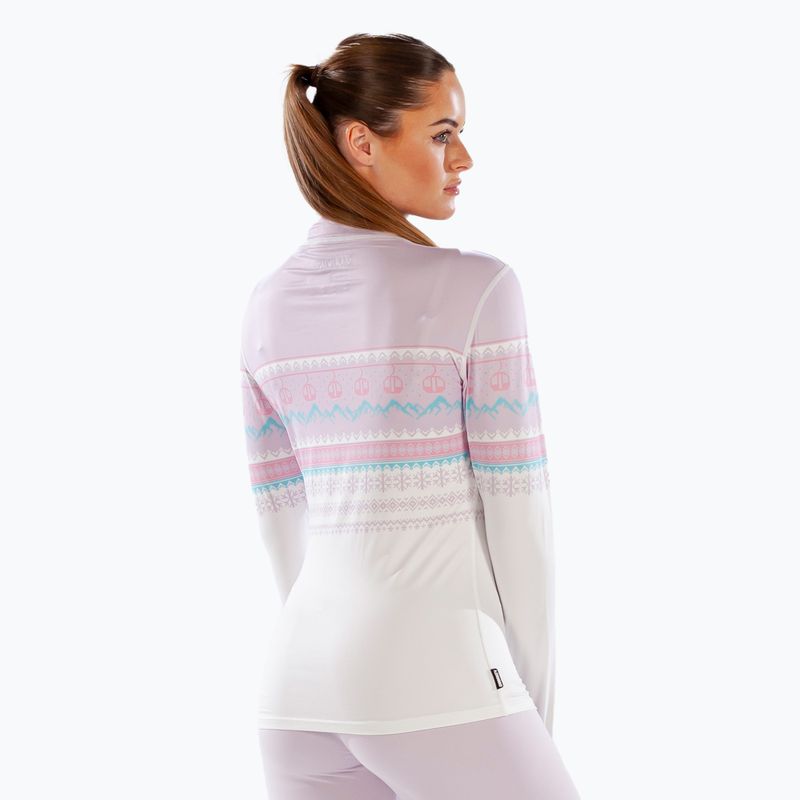Thermo-Longsleeve Damen Surfanic Cozy CarbonDri Limited Edition Zip Neck pink 6