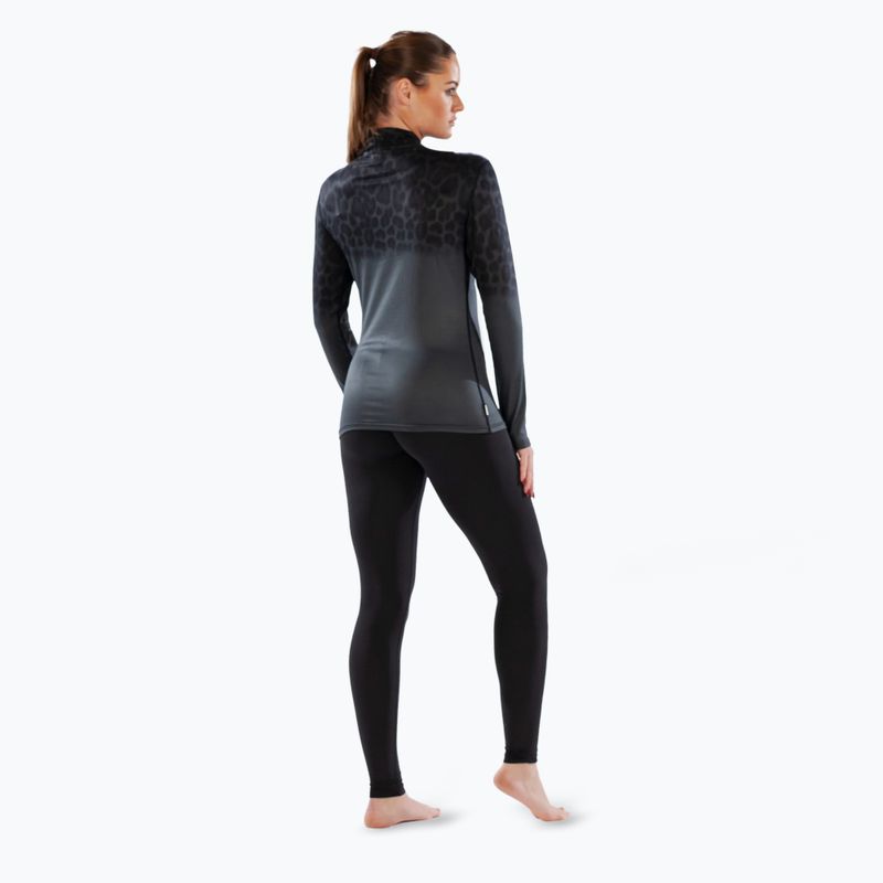Damen-Thermoaktivshirt Surfanic Cozy CarbonDri Limited Edition Zip Neck schwarz 6