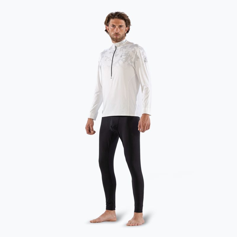 Herren Thermoaktiv-Funktionsshirt Surfanic Bodyfit CarbonDri Limited Edition Zip Neck optic white 2