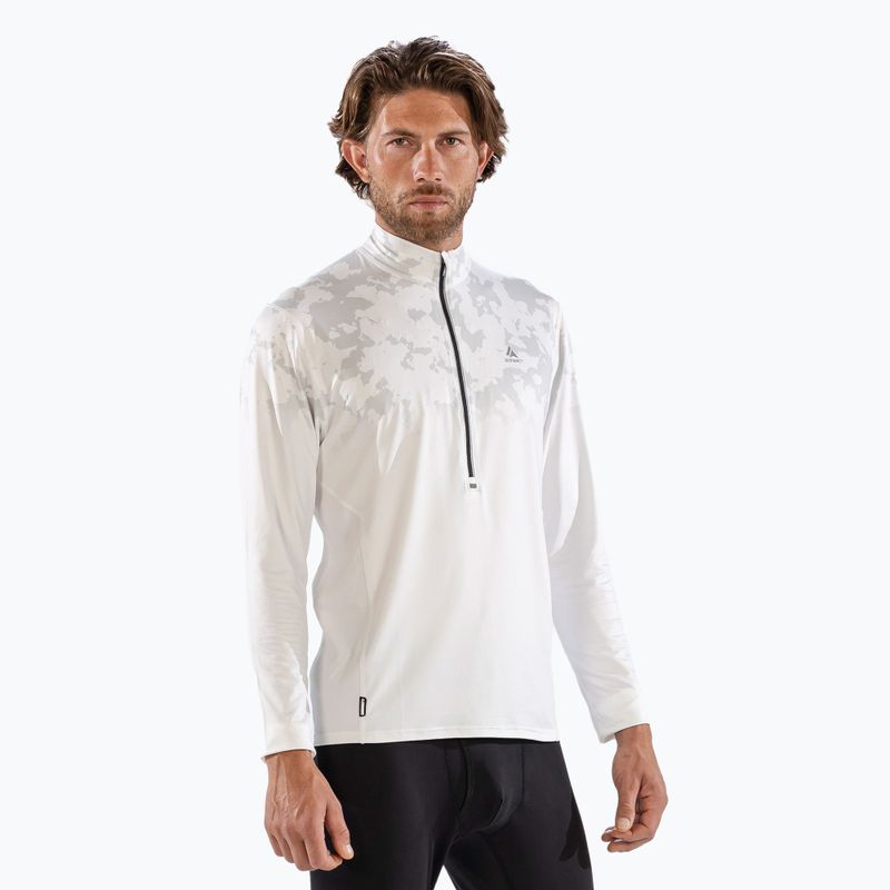 Herren Thermoaktiv-Funktionsshirt Surfanic Bodyfit CarbonDri Limited Edition Zip Neck optic white 4