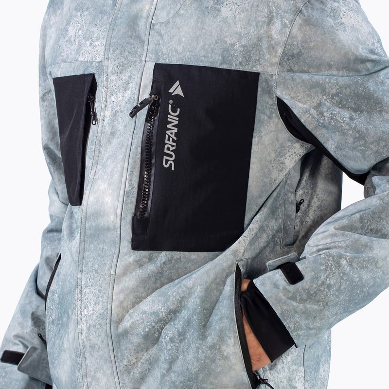 Herren-Skijacke Surfanic Avalanche Concrete grey 8