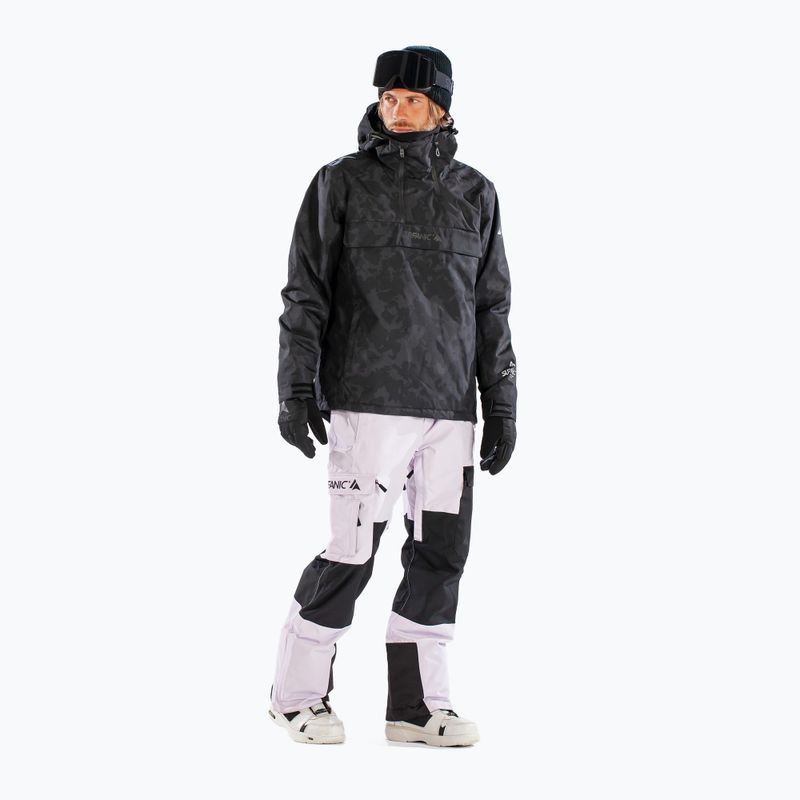 Herren-Skijacke Surfanic Whiteroom Map black 2