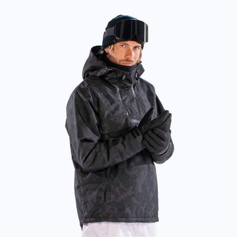 Herren-Skijacke Surfanic Whiteroom Map black 5