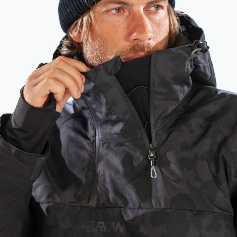 Herren-Skijacke Surfanic Whiteroom Map black 8