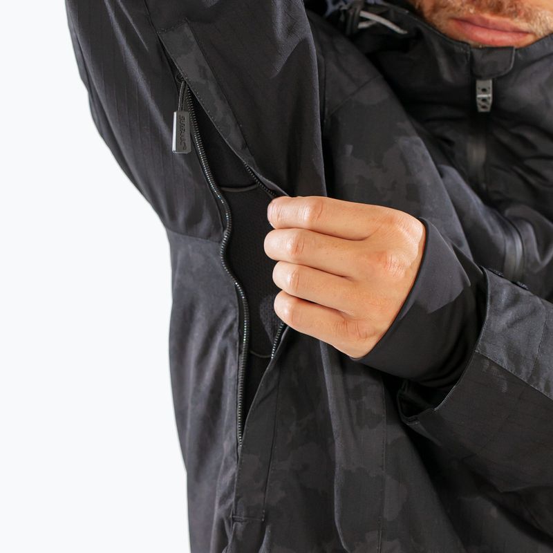 Herren-Skijacke Surfanic Whiteroom Map black 11