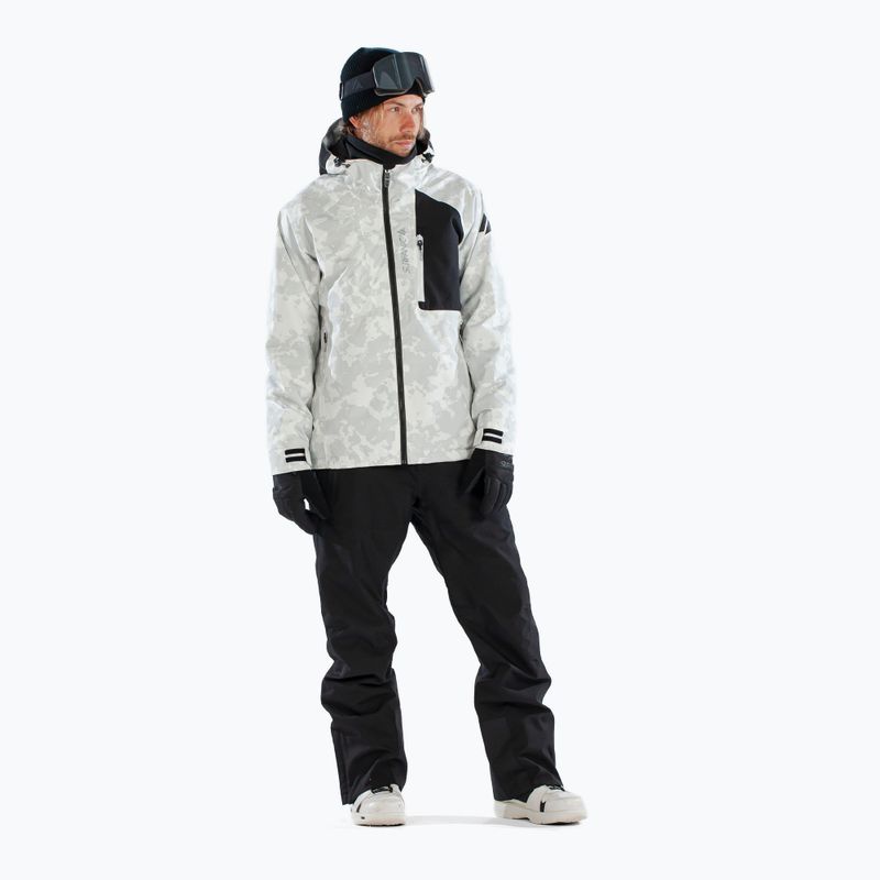 Herren-Skijacke Surfanic Orion Map white 2