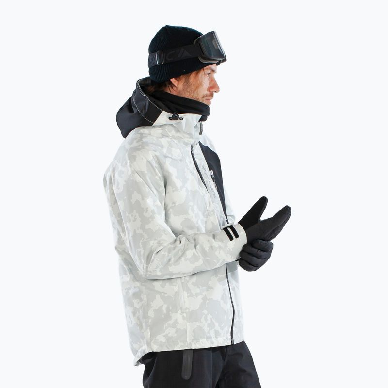 Herren-Skijacke Surfanic Orion Map white 6