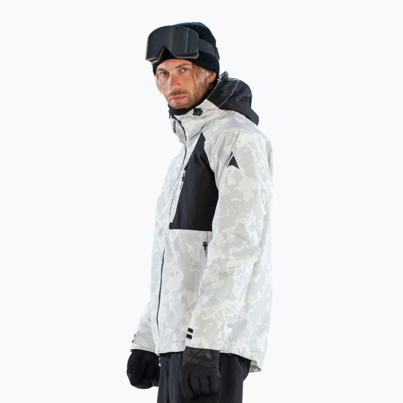 Herren-Skijacke Surfanic Orion Map white 7