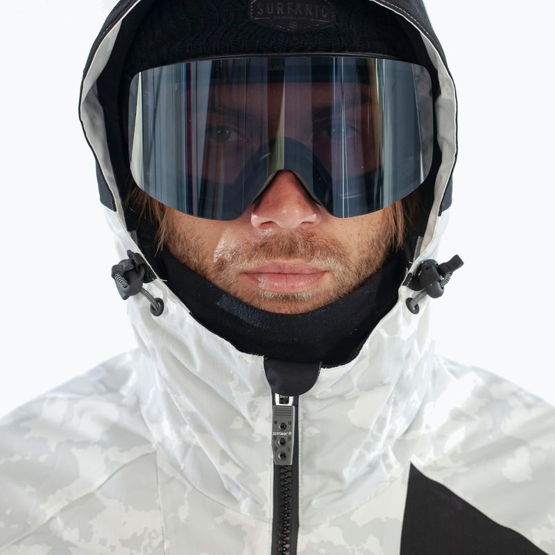 Herren-Skijacke Surfanic Orion Map white 8