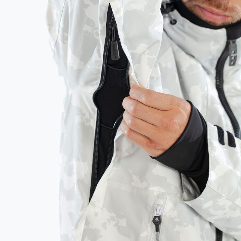 Herren-Skijacke Surfanic Orion Map white 12