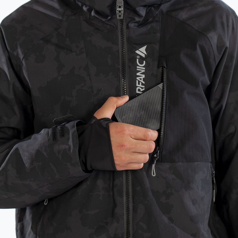 Herren-Skijacke Surfanic Orion Map black 9