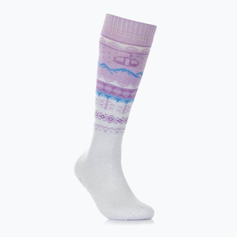 Skisocken Surfanic Pro Tech Fairisle 3er-Pack ice lilac 4