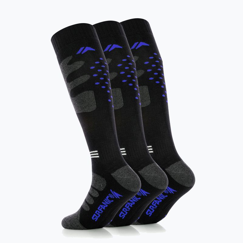 Skisocken Surfanic Pro Tech Plus 3er-Pack brilliant blue 3
