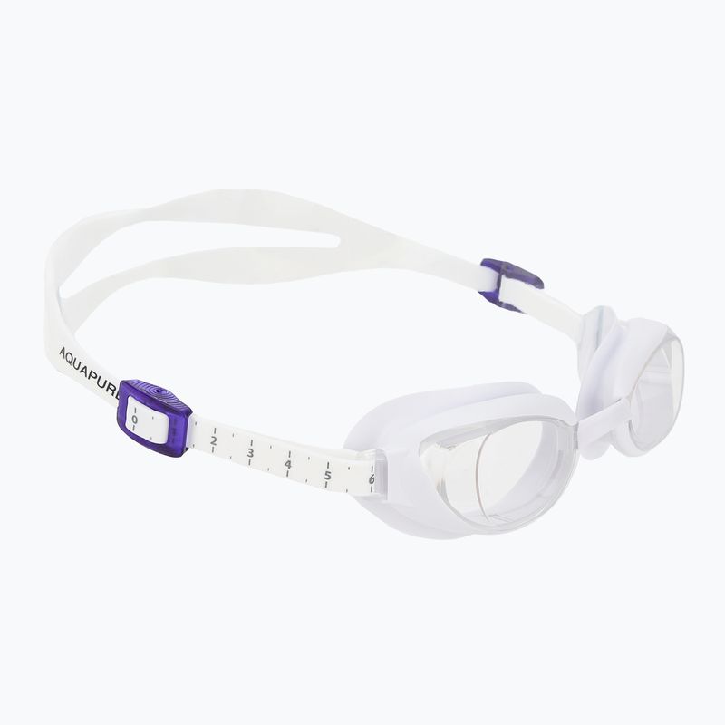 Speedo Aquapure Schwimmbrille weiß/klar 2