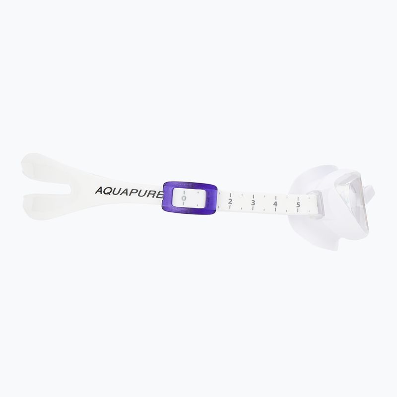 Speedo Aquapure Schwimmbrille weiß/klar 3