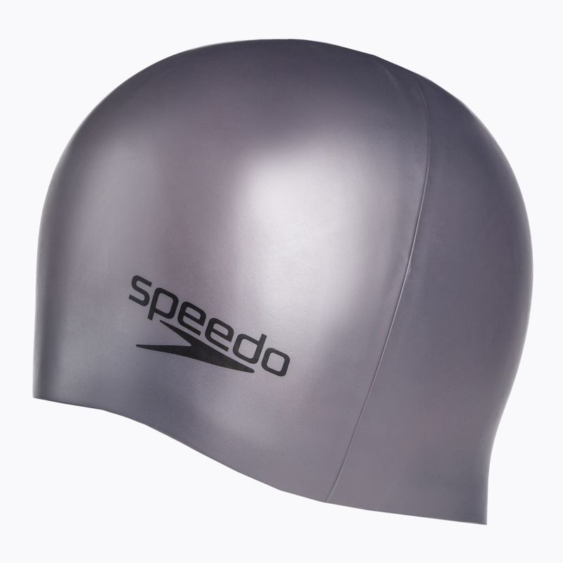 Badekappe Speedo Plain Moulded Silicone silber 68-7984