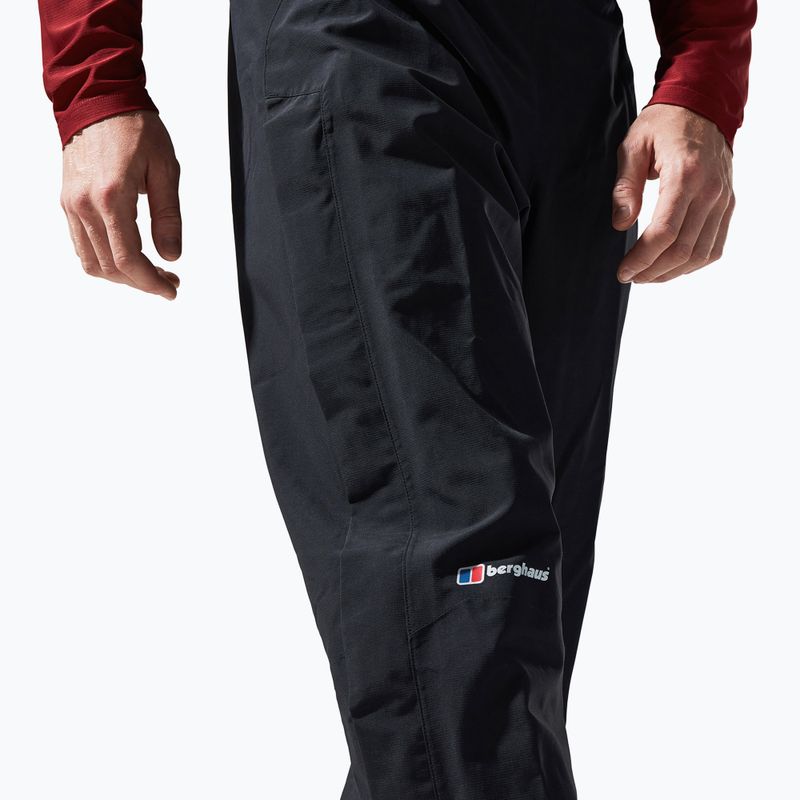 Herren Berghaus Hillwalker Regenhose schwarz/schwarz 5