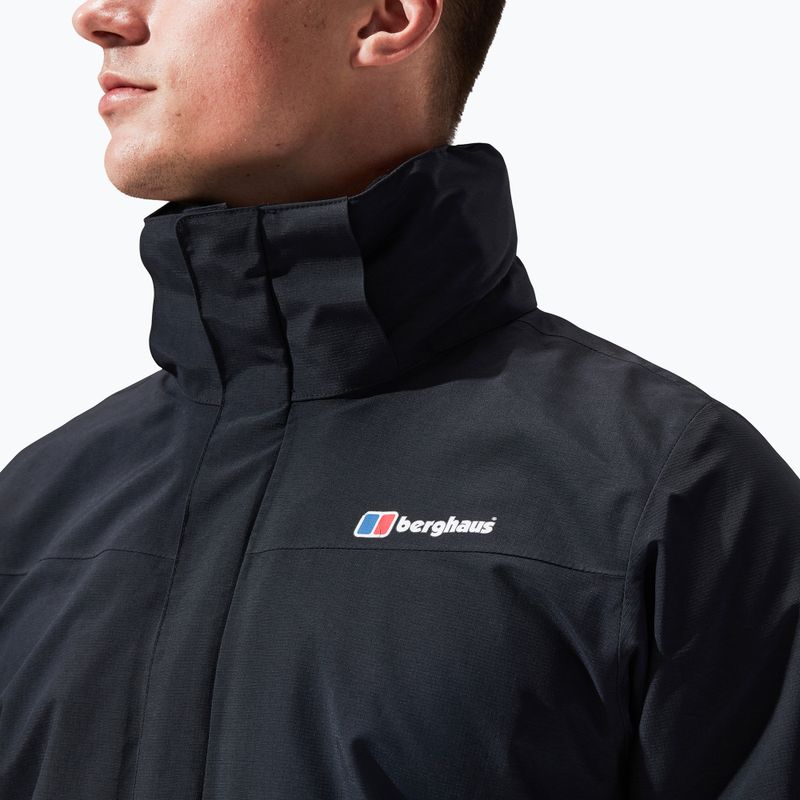 Herren Berghaus Hillwalker IA Regenjacke schwarz/schwarz 4