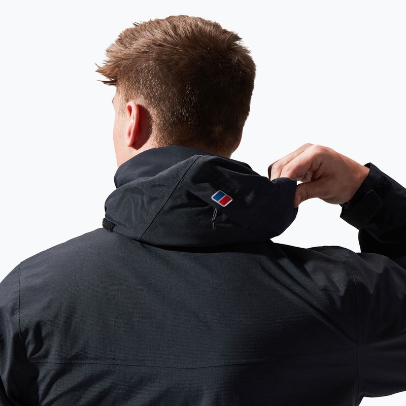 Herren Berghaus Hillwalker IA Regenjacke schwarz/schwarz 5