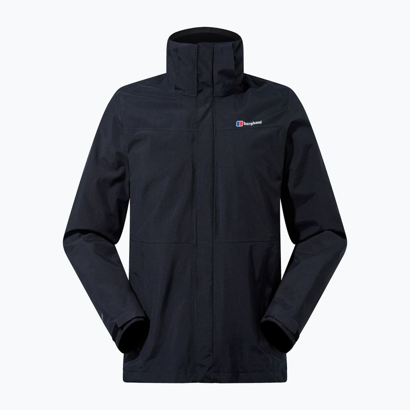 Herren Berghaus Hillwalker IA Regenjacke schwarz/schwarz 11