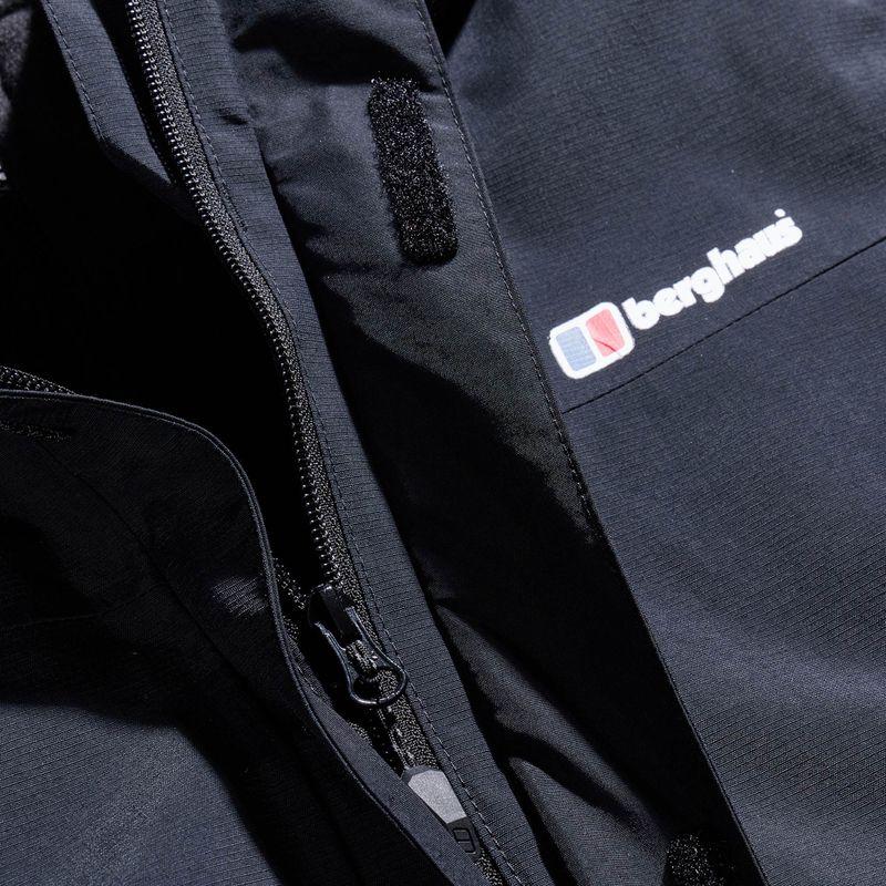 Herren Berghaus Hillwalker IA Regenjacke schwarz/schwarz 13