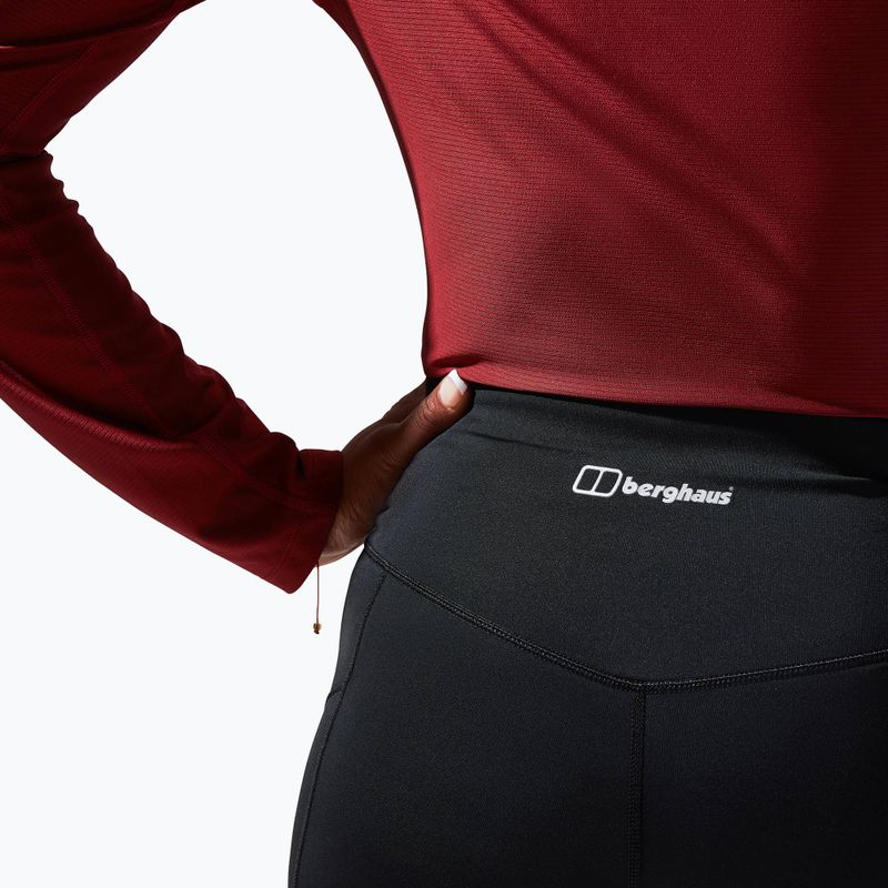 Damen-Trekking-Leggings Berghaus Lelyur Trekking Tight schwarz/schwarz 3