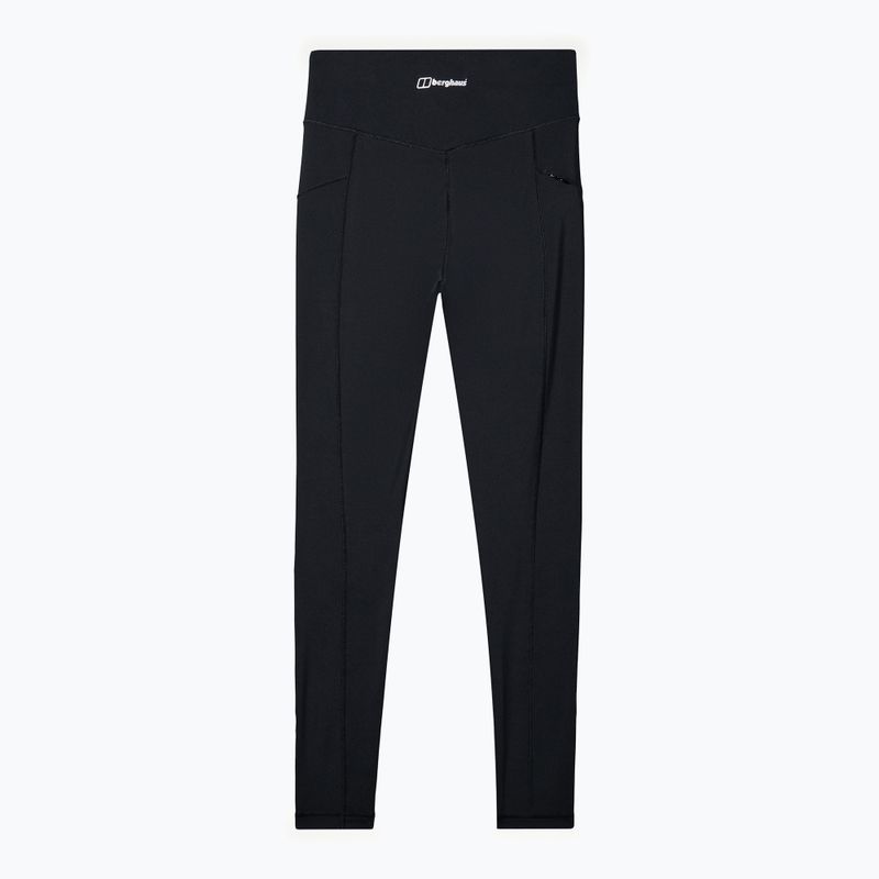 Damen-Trekking-Leggings Berghaus Lelyur Trekking Tight schwarz/schwarz 6