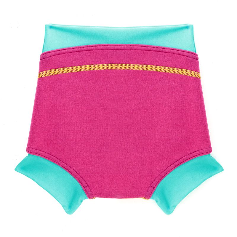 Speedo Swimnappy Cover rosa/blaue Schwimmwindel 2